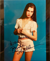 Brooke Shields signed photo